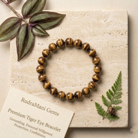 Natural Tiger Eye Stone Bracelet